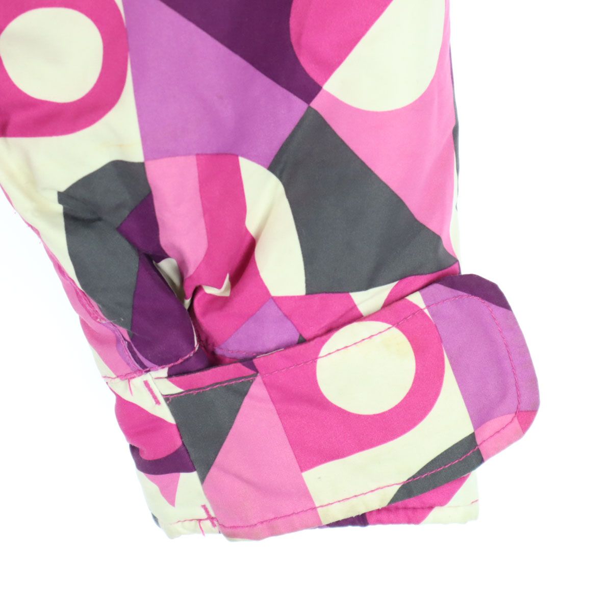 ROXY スノボウェア 上下セット M ロゴ 総柄 幾何学模様 ピンク