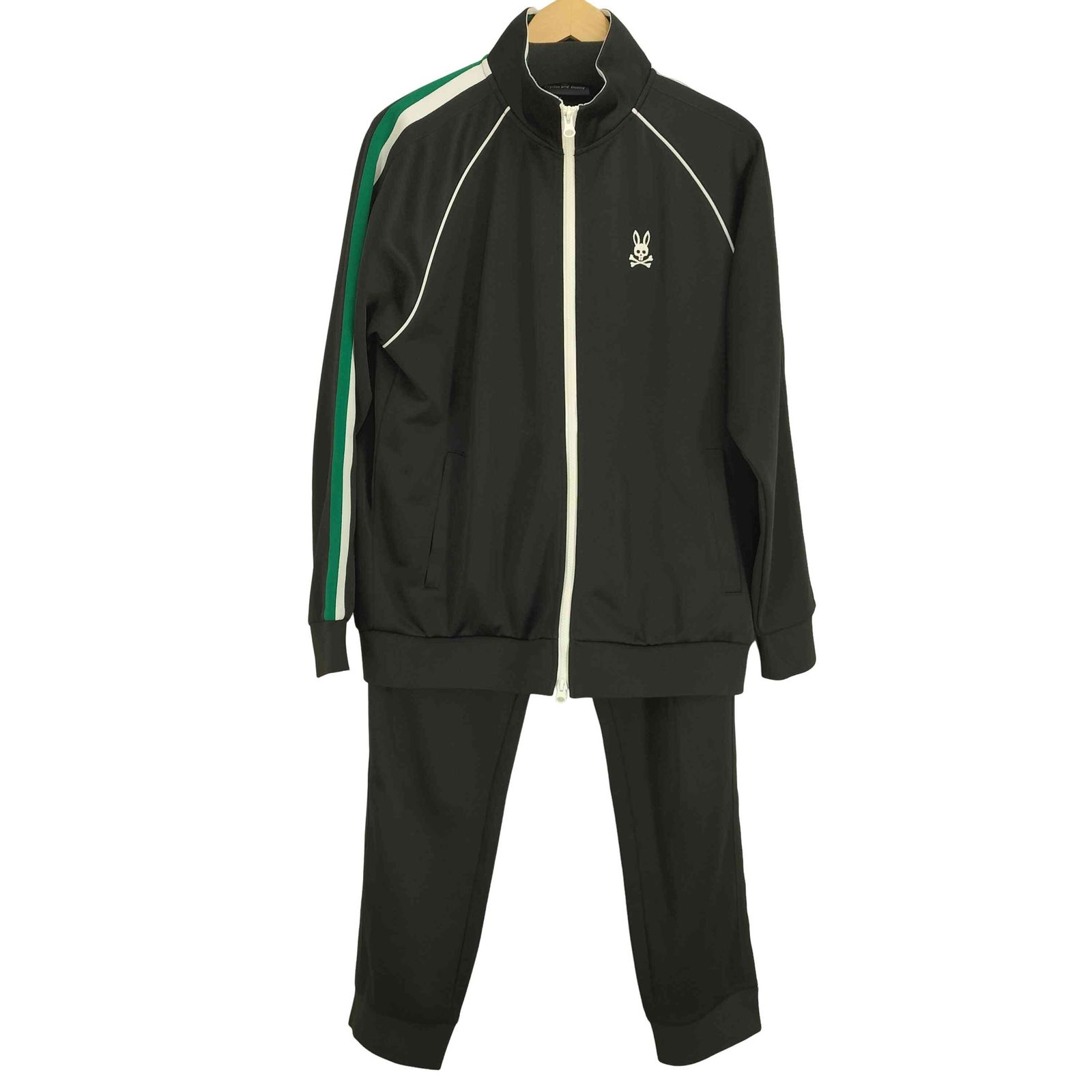 サイコバニー 購入 Psycho Bunny ジップアップ ラインジャージ