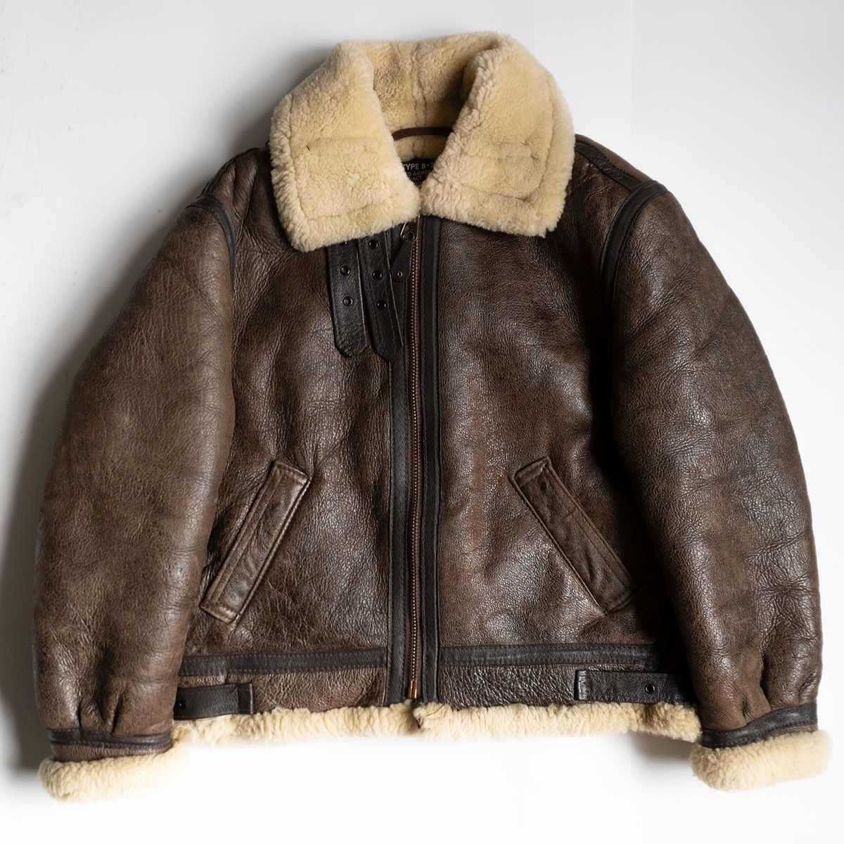 雰囲気抜群/ビッグサイズ】SCHOTT【B-3 ムートンボンバージャケット