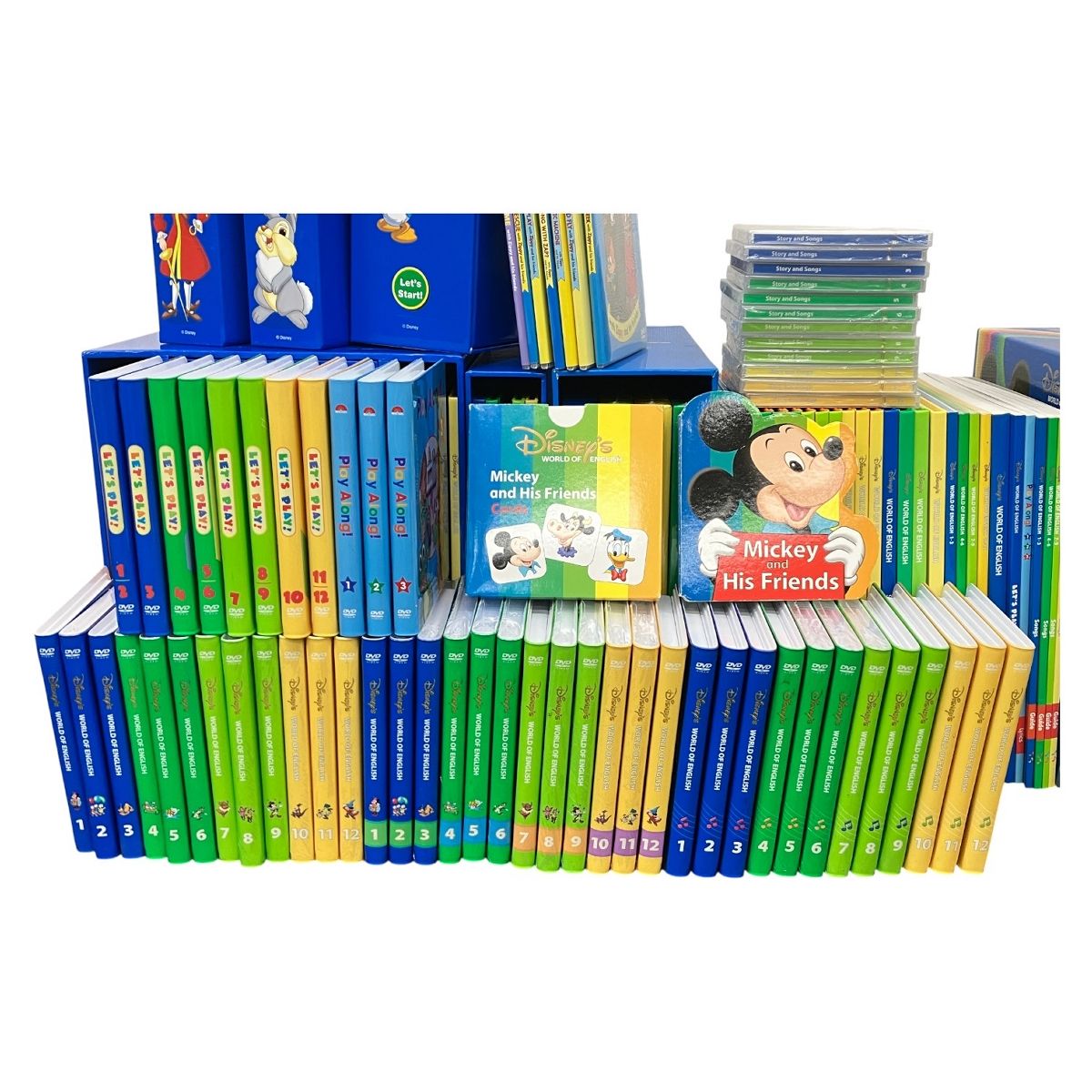 DWE ディズニーワールドイングリッシュプレイメイト&一部教材セット DWE☆ 英語教材 セット！ DWE ワールドファミリー ディズニーワールド