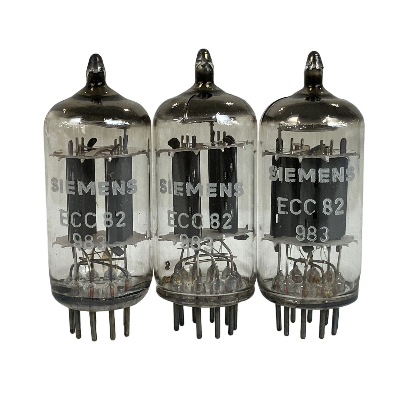 SIEMENS ECC82 シーメンス 真空管 3本セット ジャンク Y10616297