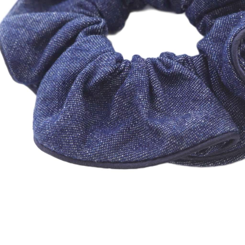 アレクサンドルドゥパリ Alexandre De Paris デニムシュシュ ヘアゴム