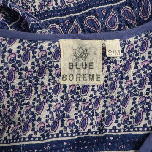 その他ブランド / BLUE BOHEME /長袖ワンピース/S/--/BRW/総柄 ブルーボヘム BLUE BOHEME Printed Long Dress ワンピース ロング 総柄