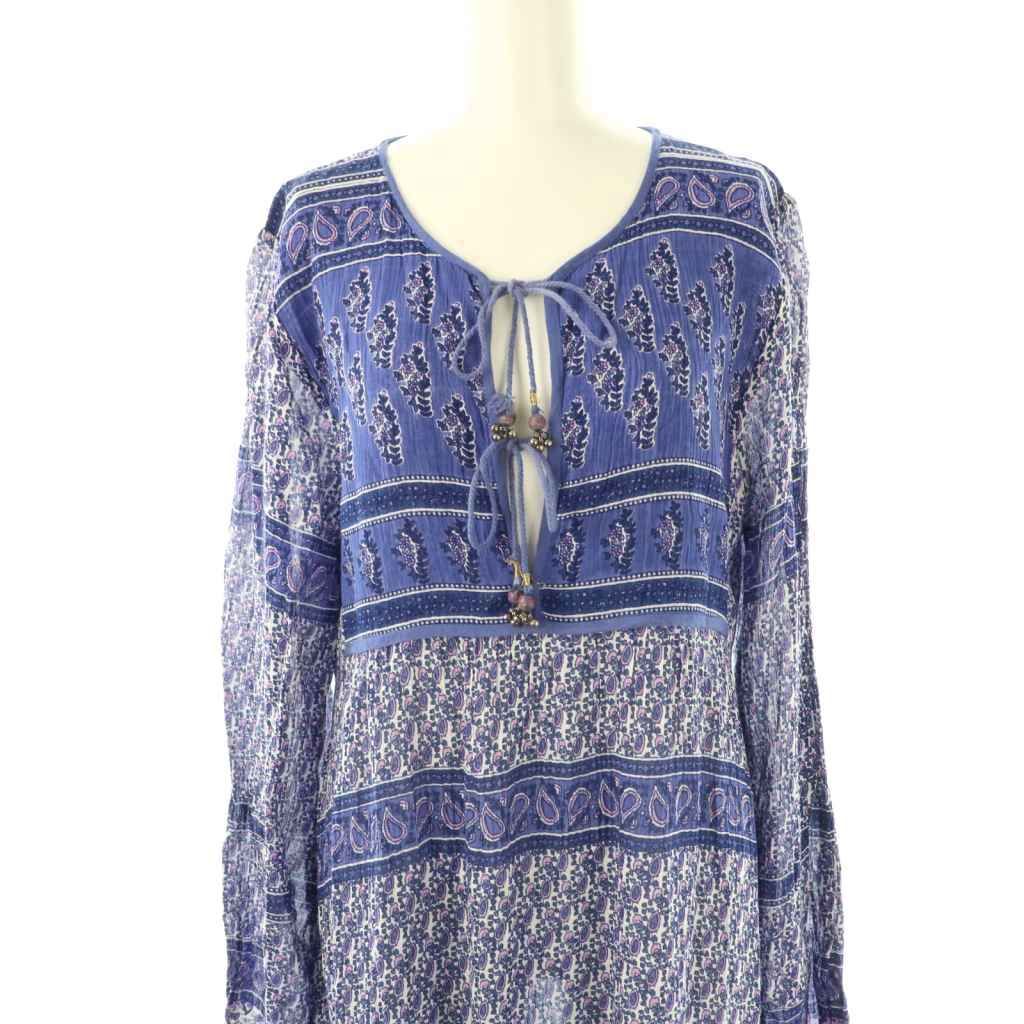 その他ブランド / BLUE BOHEME /長袖ワンピース/S/--/BRW/総柄 ブルーボヘム BLUE BOHEME Printed Long Dress ワンピース ロング 総柄