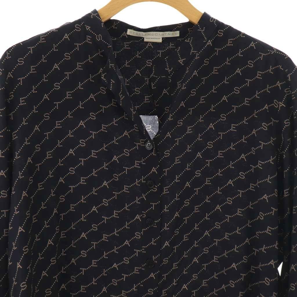 ステラマッカートニー STELLA McCARTNEY ロゴ ブラウス 長袖 38