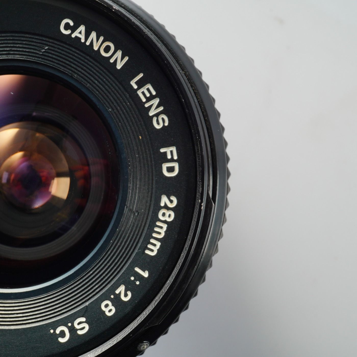 Canon キヤノン FD 28mm F/2.8 S.C. 単焦点レンズ - メルカリ