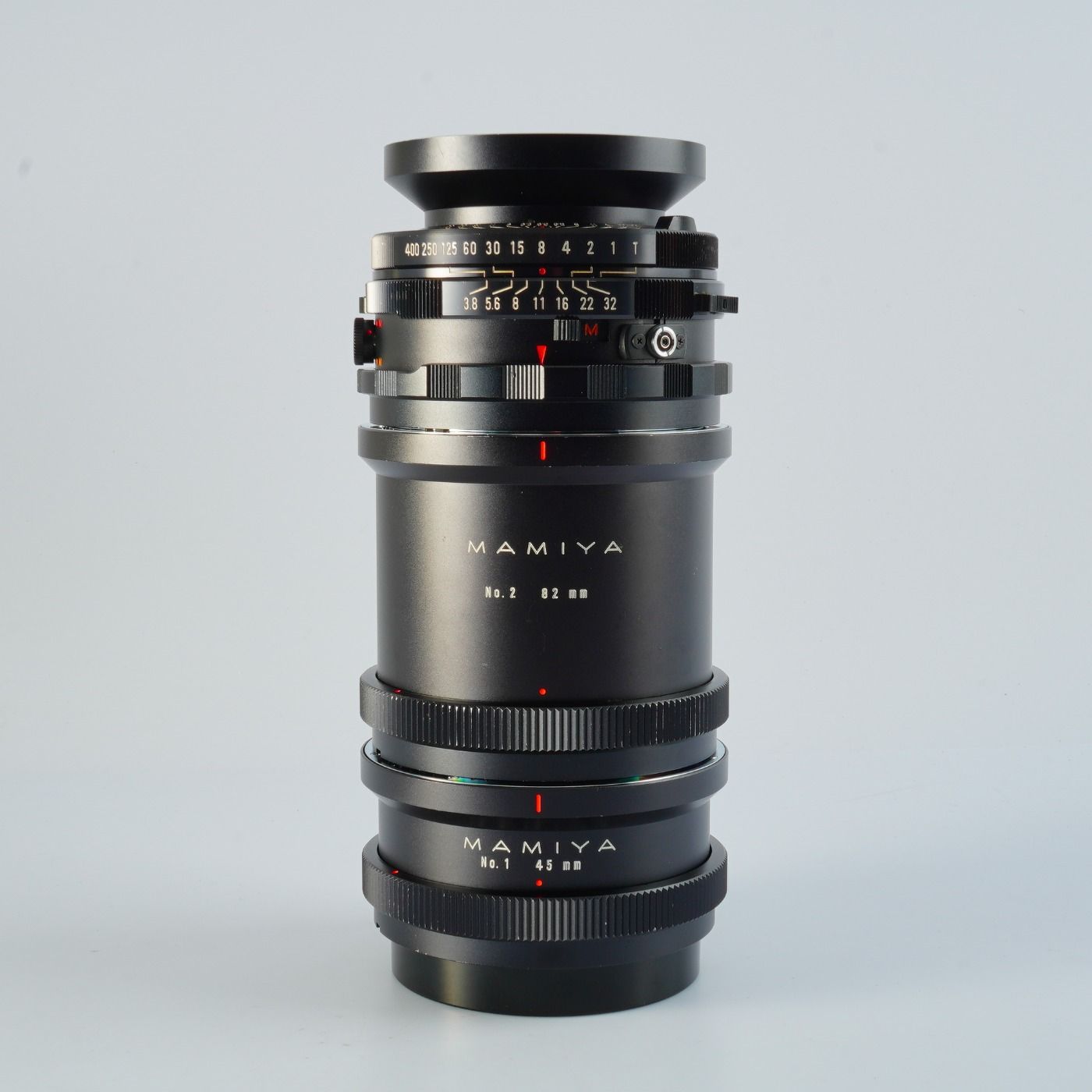 Mamiya マミヤ Sekor 127mm F/3.8 + No.1 45mm + No.2 82mm Extension