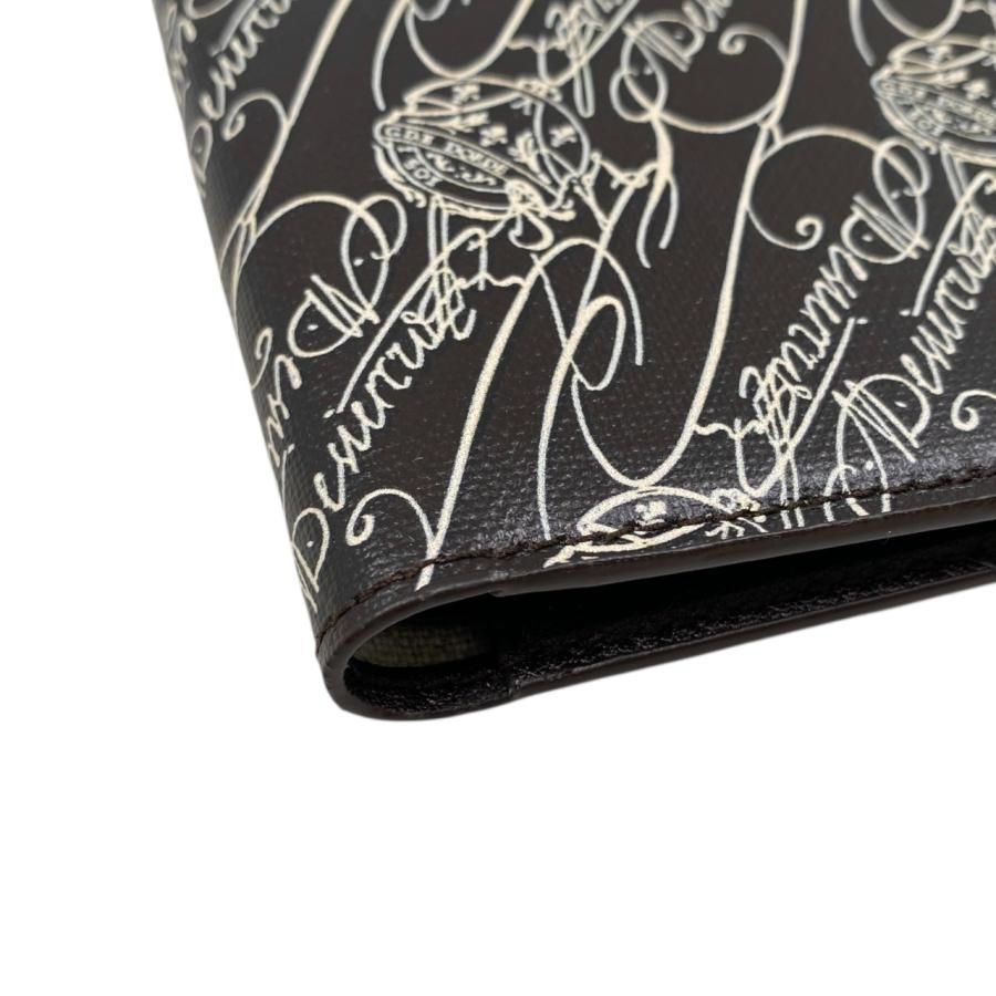 ☆E4789ベルルッティ 2つ折り財布 マコレ フラップ コンパクト