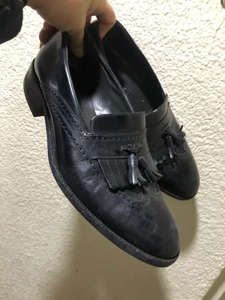 265 BALLY バリー タッセル ローファー ブラック メンズ 靴 8 5 - メルカリ