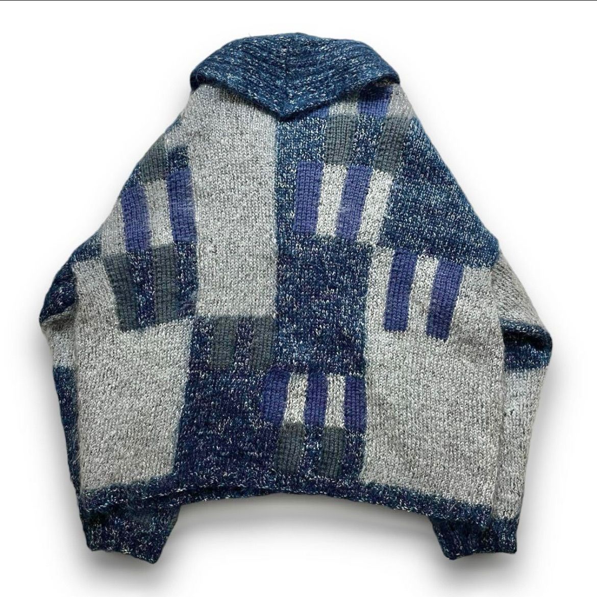 ヨーロッパ 80s モヘア 小売業者 カーディガン シャギーニット