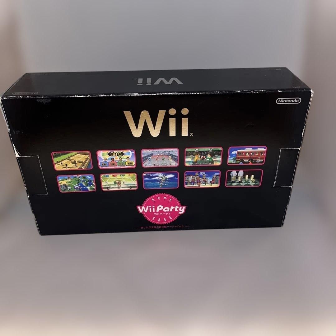 希少】WII 本体 黒 Wiiパーティー同梱 ☆Wii☆ ＠ - メルカリ
