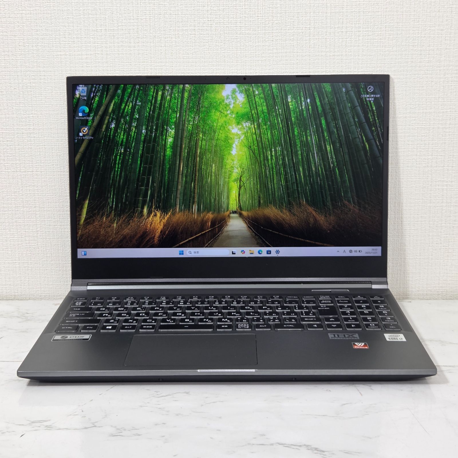 美品】【1週間保証】GALLERIA XL7C-R36 / Core i7-10875H / メモリ16GB