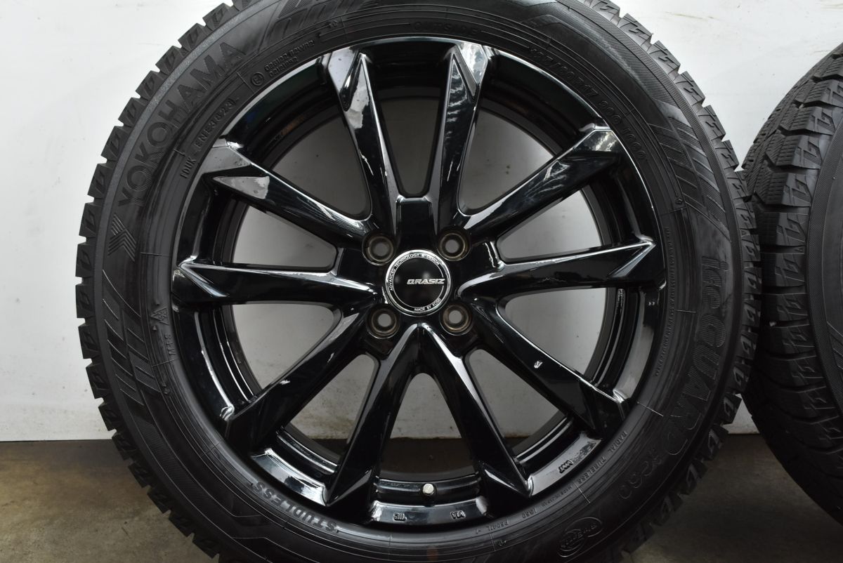 バリ溝】クレイシズ 17in 6J +40 PCD100 ヨコハマ アイスガード iG60