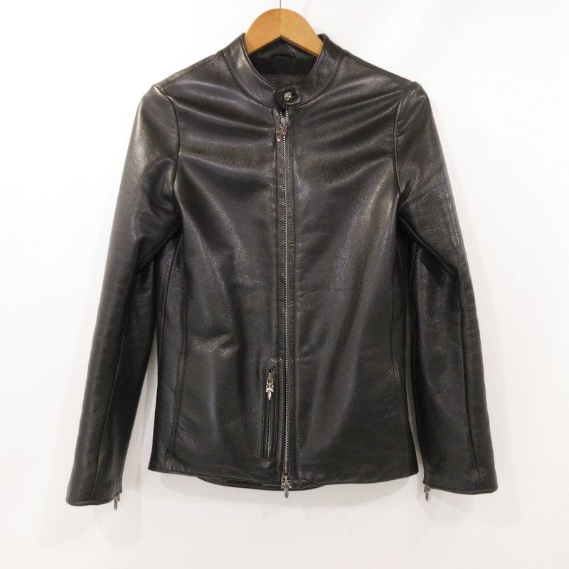 【姫路東店】 中古 CHROME HEARTS | クロムハーツ レザー RACING2 2225-304-6062 国内正規品 ブラック サイズ：M 【108】 姫路東店】 中古 CHROME HEARTS | クロムハーツ レザー RACING2 2225