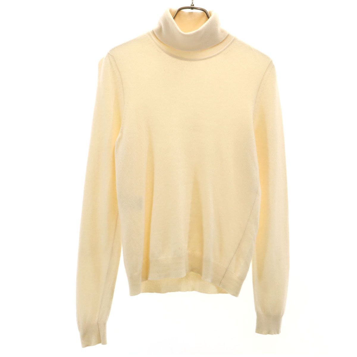 BALLANTYNE バランタイン 英国製 カシミヤ100% 長袖 セーター クリーム