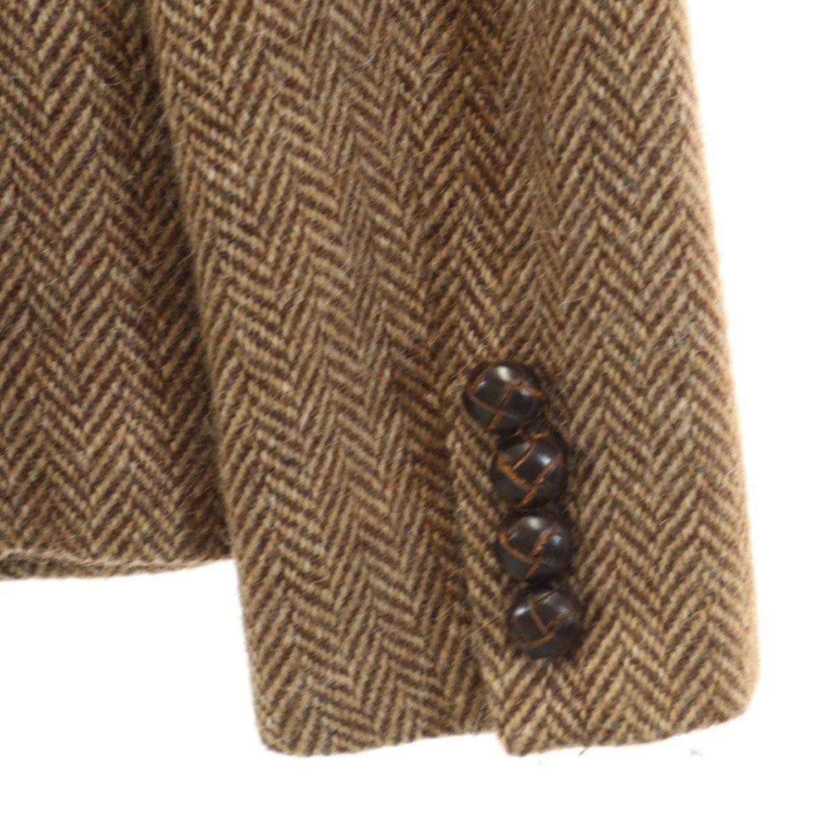 RALPH LAUREN ラルフローレン 日本製 ヘリンボーン ツイード