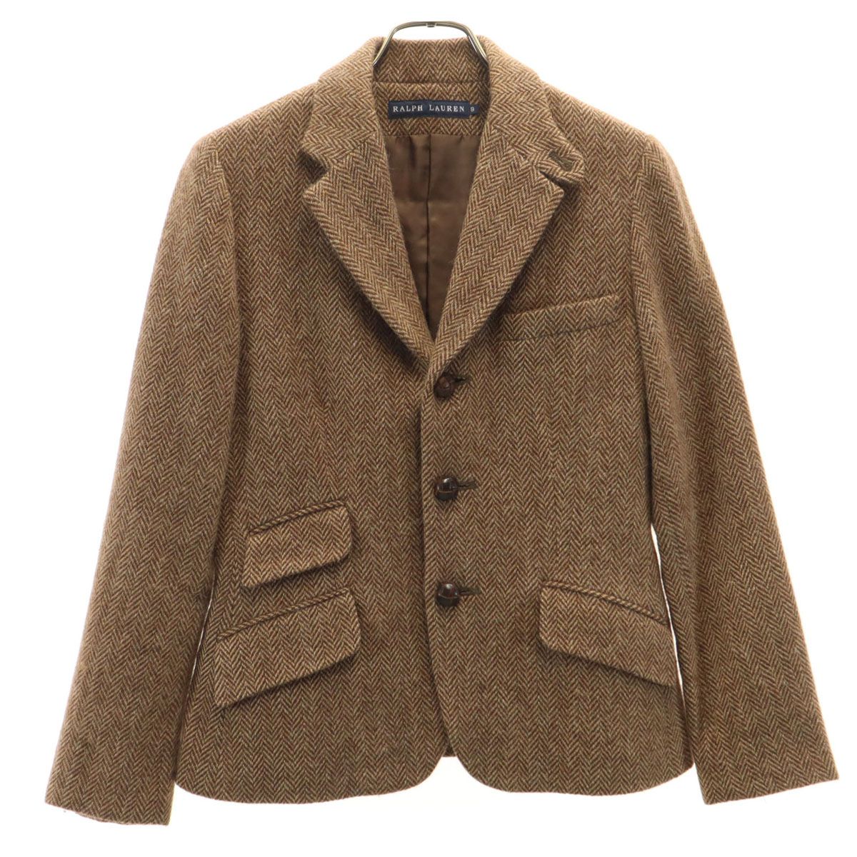 RALPH LAUREN ラルフローレン 日本製 ヘリンボーン ツイード