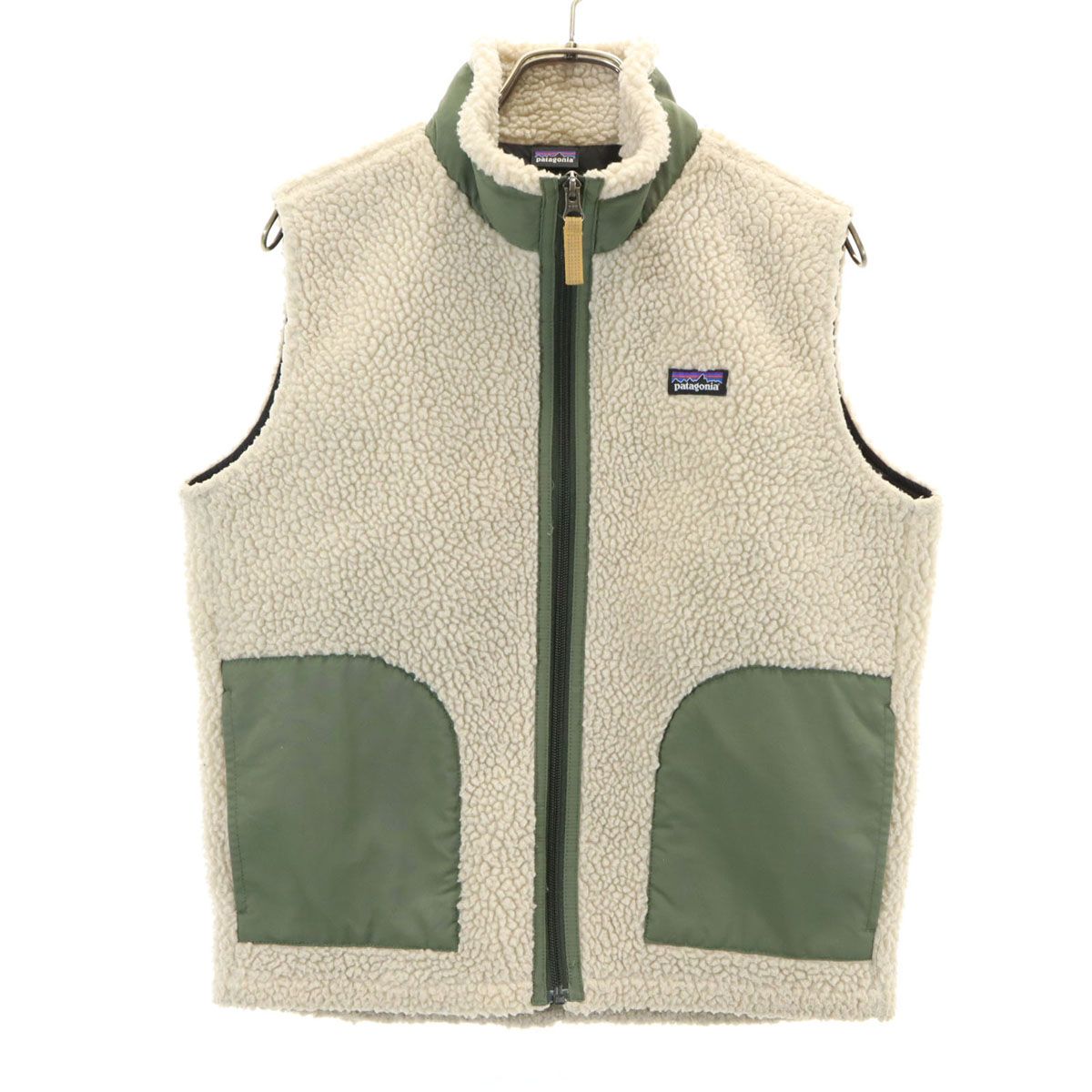 patagonia パタゴニア フリース ベスト XL14 ベージュ系 65619 レトロX