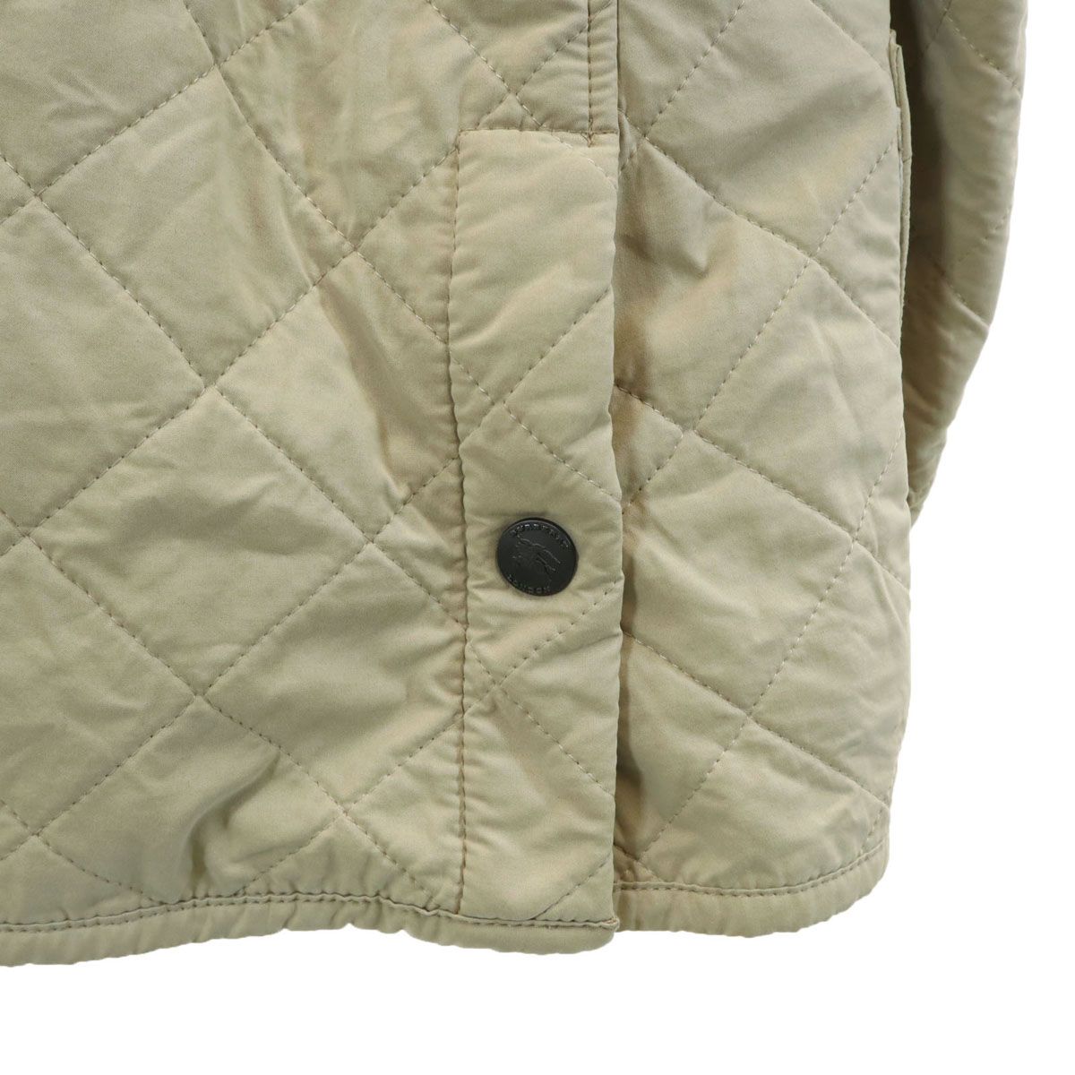 BURBERRY LONDON バーバリーロンドン スペイン製 キルティングジャケット L ベージュ メンズ BURBERRY LONDON バーバリーロンドン スペイン製 キルティング