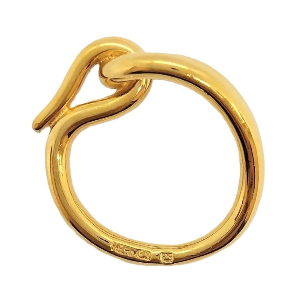 エルメス HERMES ジャンボ スカーフリング ゴールド【中古】 - メルカリ