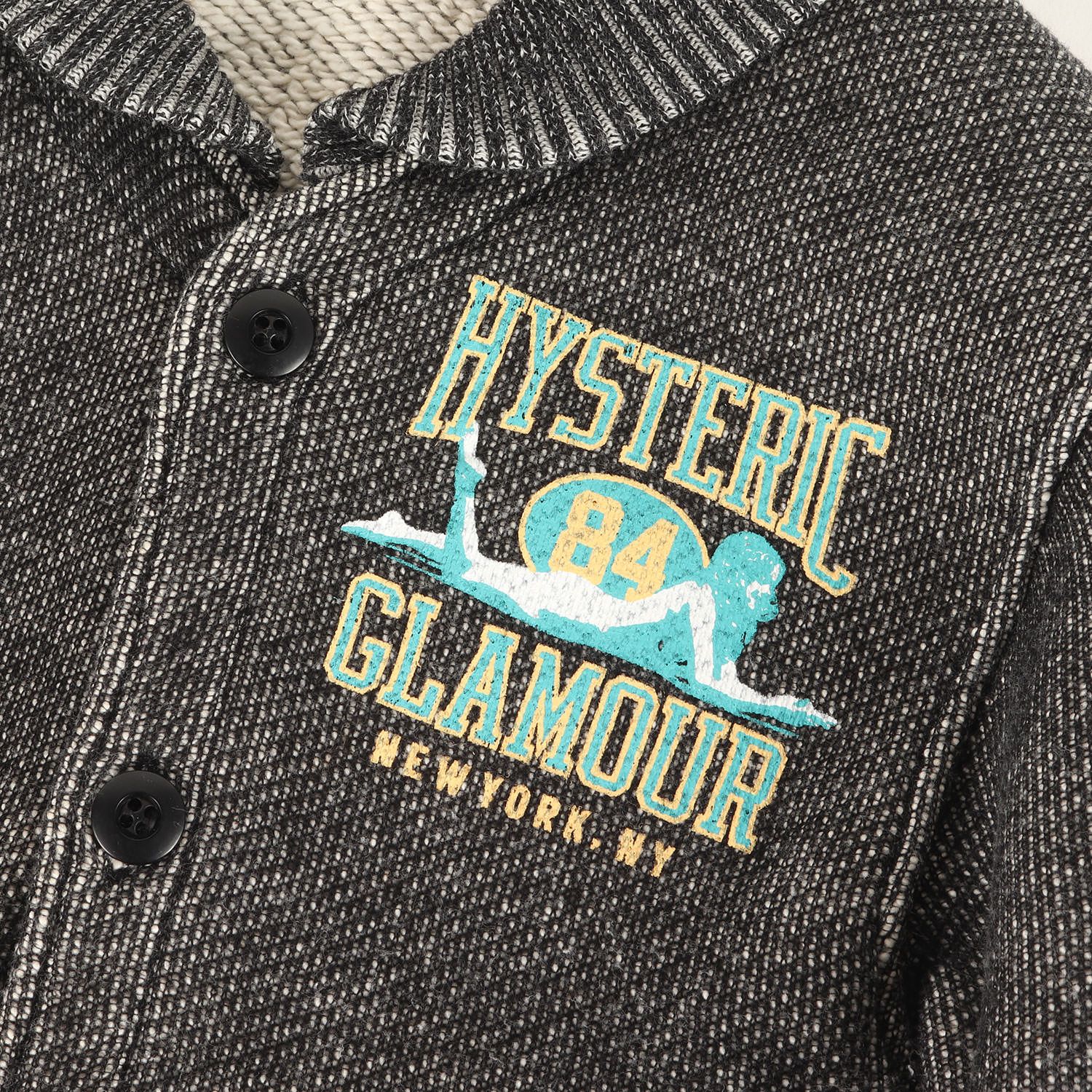 HYSTERIC GLAMOUR ヒステリックグラマー カーディガン ブラック