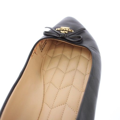 コーチ COACH パンプス ポインテッドトゥ レザー 6.5C 黒 /TK - メルカリ