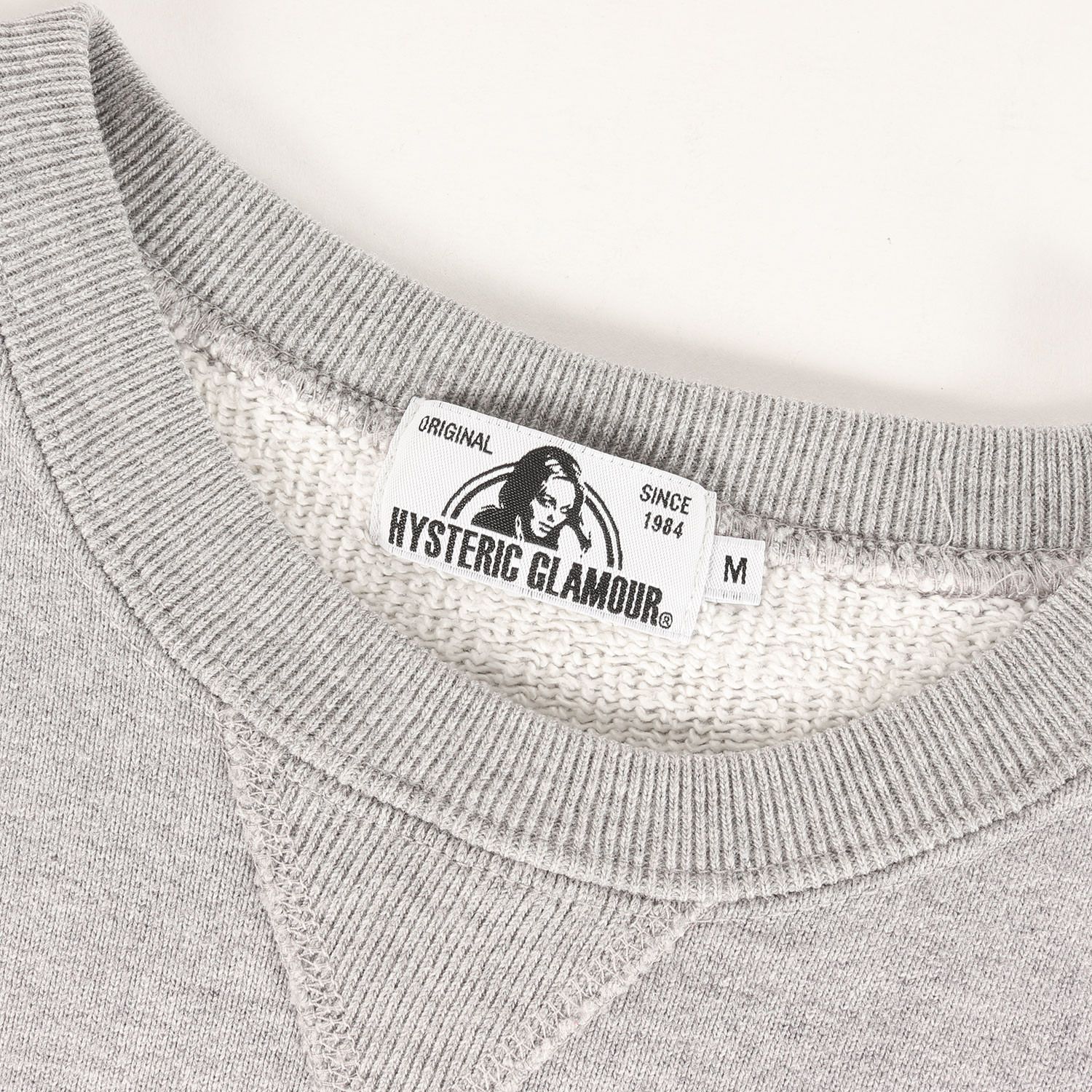 HYSTERIC GLAMOUR ヒステリックグラマー スウェット ヘザーグレー