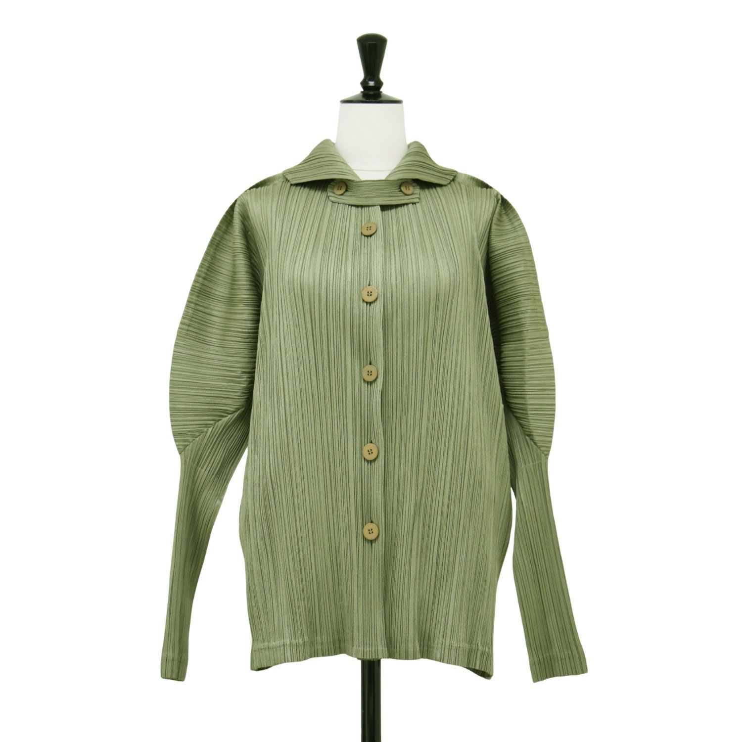 PLEATS PLEASE プリーツプリーズ ジャケット グリーン サイズ:3(L PLEATS PLEASE プリーツプリーズ ジャケット グリーン サイズ:3(L