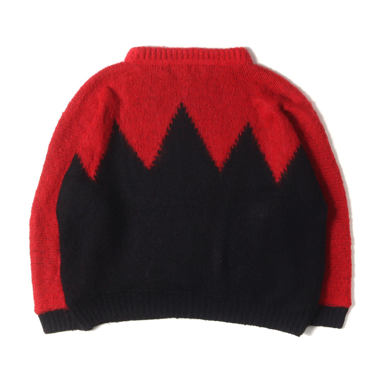 TENDERLOIN テンダーロイン ニット レッド ブラック サイズ:L