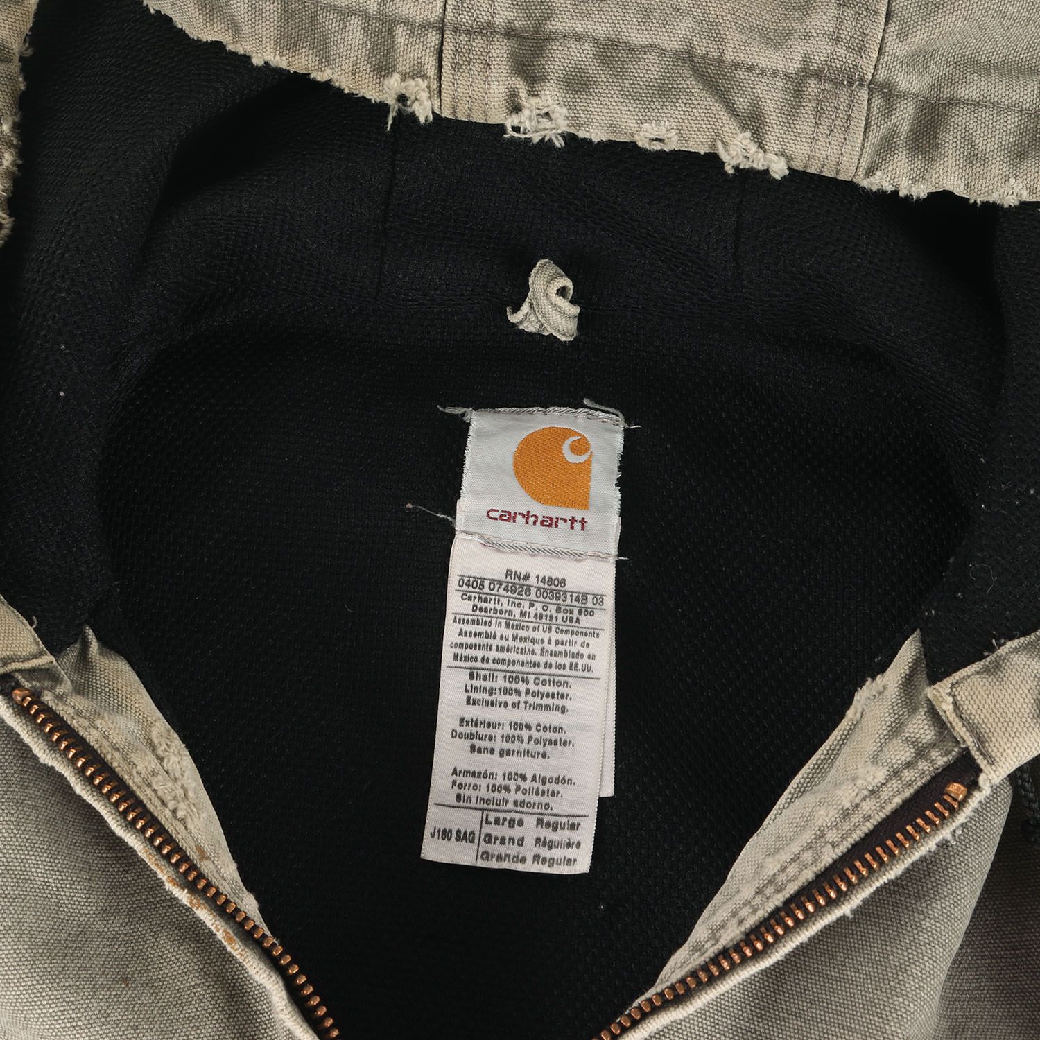 Carhartt カーハート ジャケット カーキ サイズ:L | 雰囲気抜群 鬼