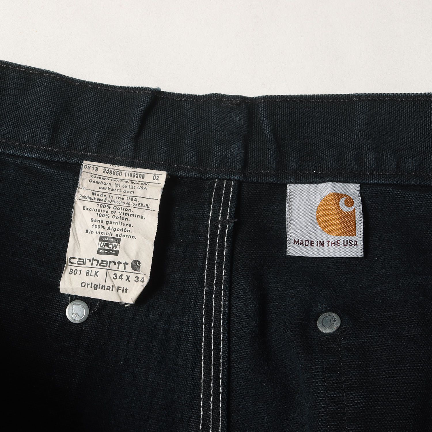 Carhartt カーハート パンツ ブラック 黒 サイズ:34×34 | 雰囲気抜群