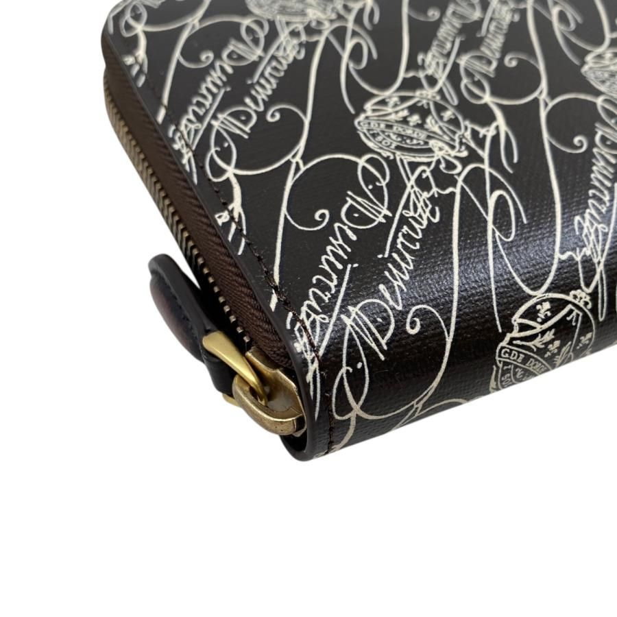 ☆E4791 ベルルッティ 長財布 イタウバ ロングジップウォレット トワル