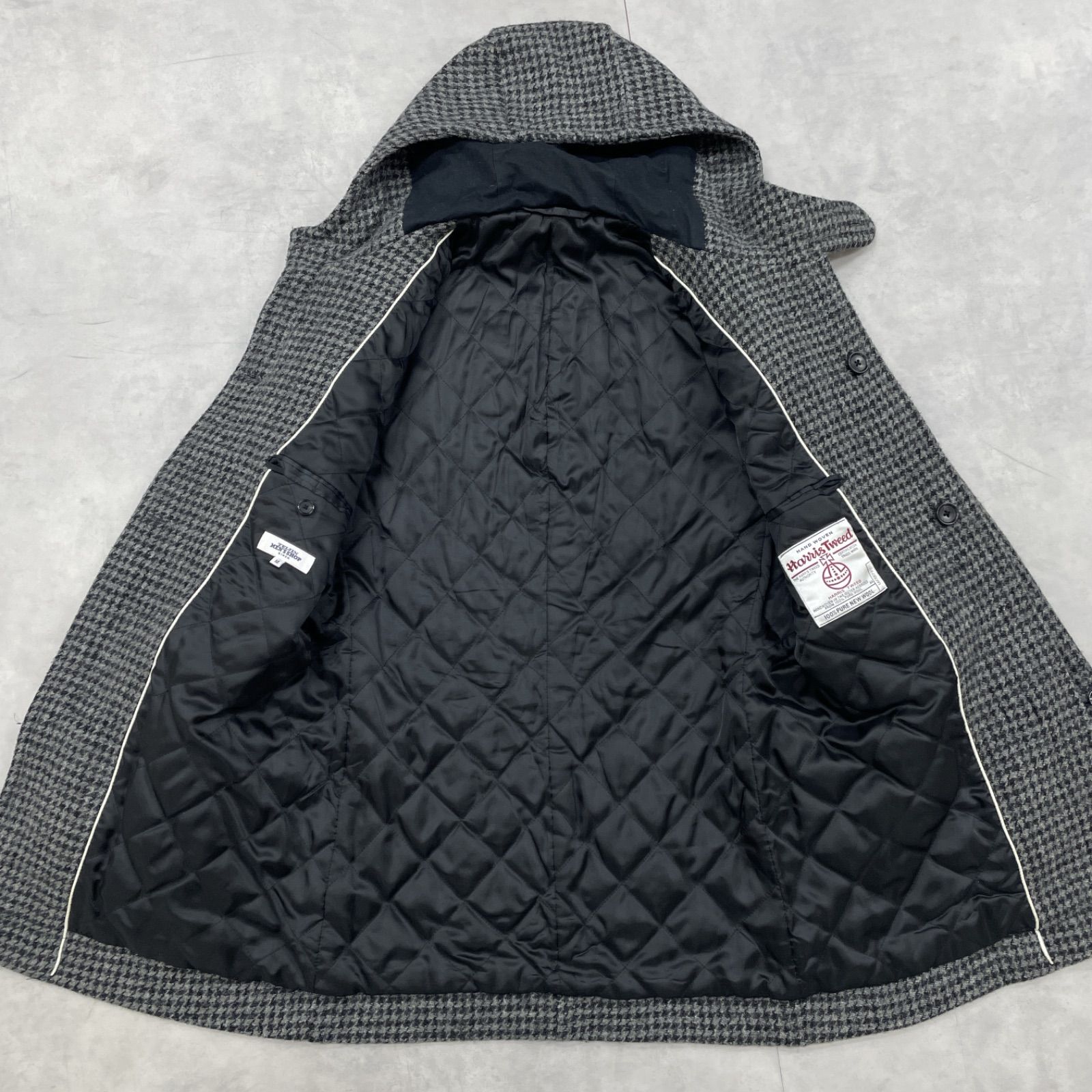 Harris Tweed ハリスツイード × TEIJIN ダッフルコート ハウンド