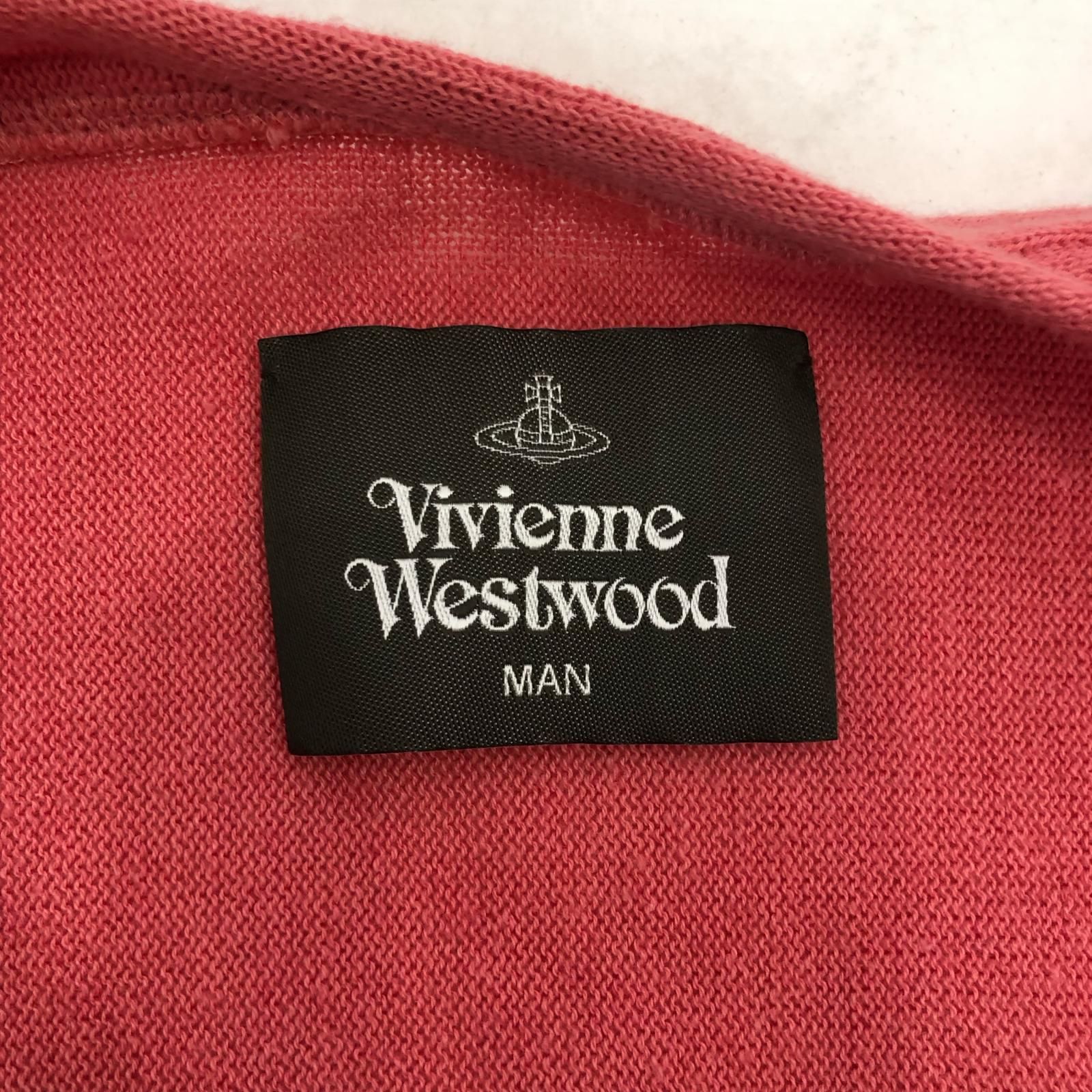 【姫路東店】 中古 Vivienne Westwood MAN | ヴィヴィアンウエストウッドマン カーディガン 109002 9003 ピンク 【108】 姫路東店】 中古 Vivienne Westwood MAN | ヴィヴィアンウエスト