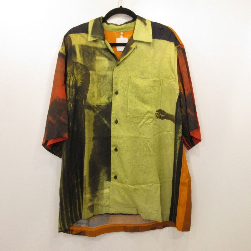 OAMC オーエーエムシー 半袖シャツ PRINTED SHORT SLEEVE SHIRT サイズ L 108