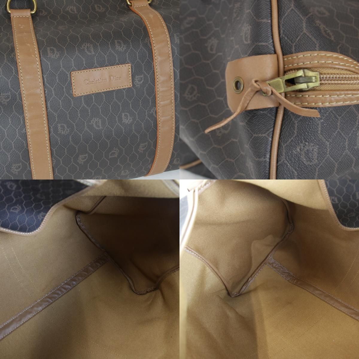 USED』 Christian Dior【クリスチャンディオール】 ハニカム ボストン