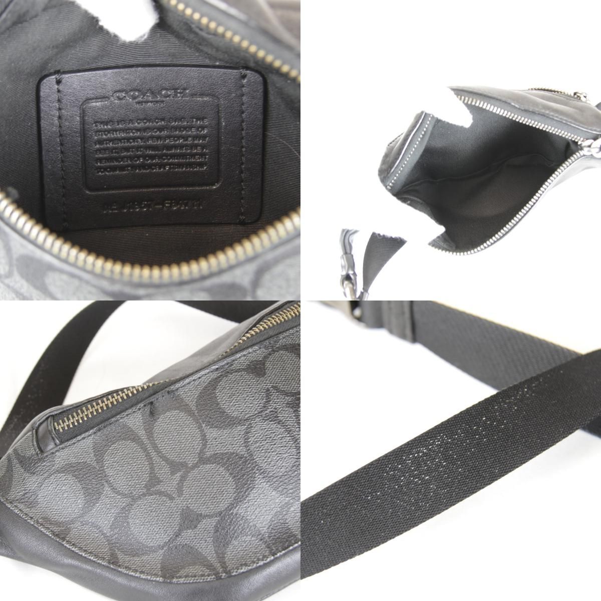 USED』COACH【コーチ】 J1957-F84711 シグネチャー ボディバッグ
