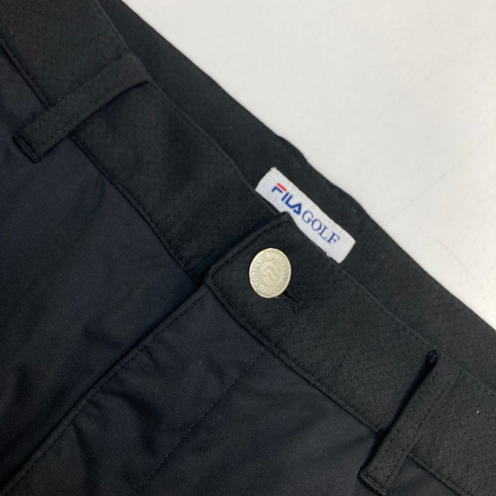 サイズ：90 FILA GOLF フィラゴルフ 切替中綿パンツ ブラック系