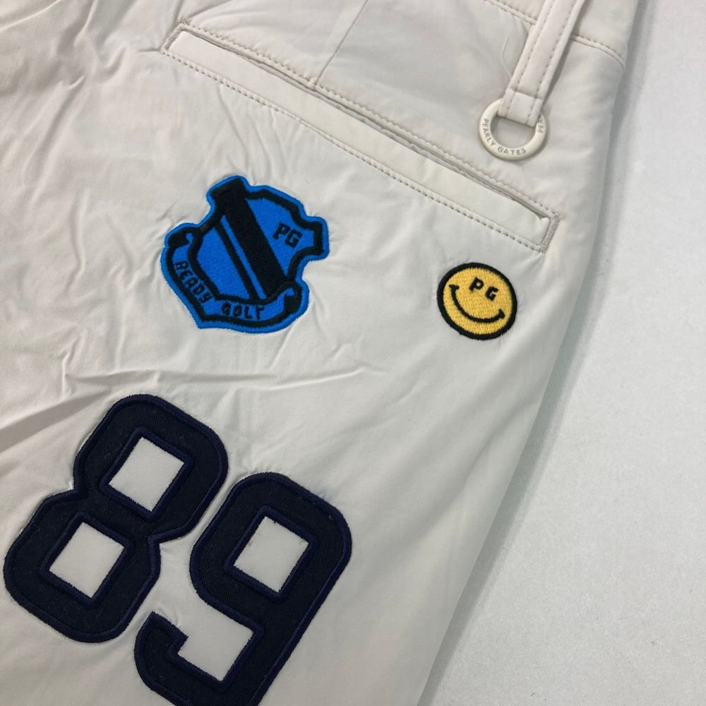 サイズ：00 PEARLY GATES パーリーゲイツ 中綿パンツ ニコちゃん刺繍