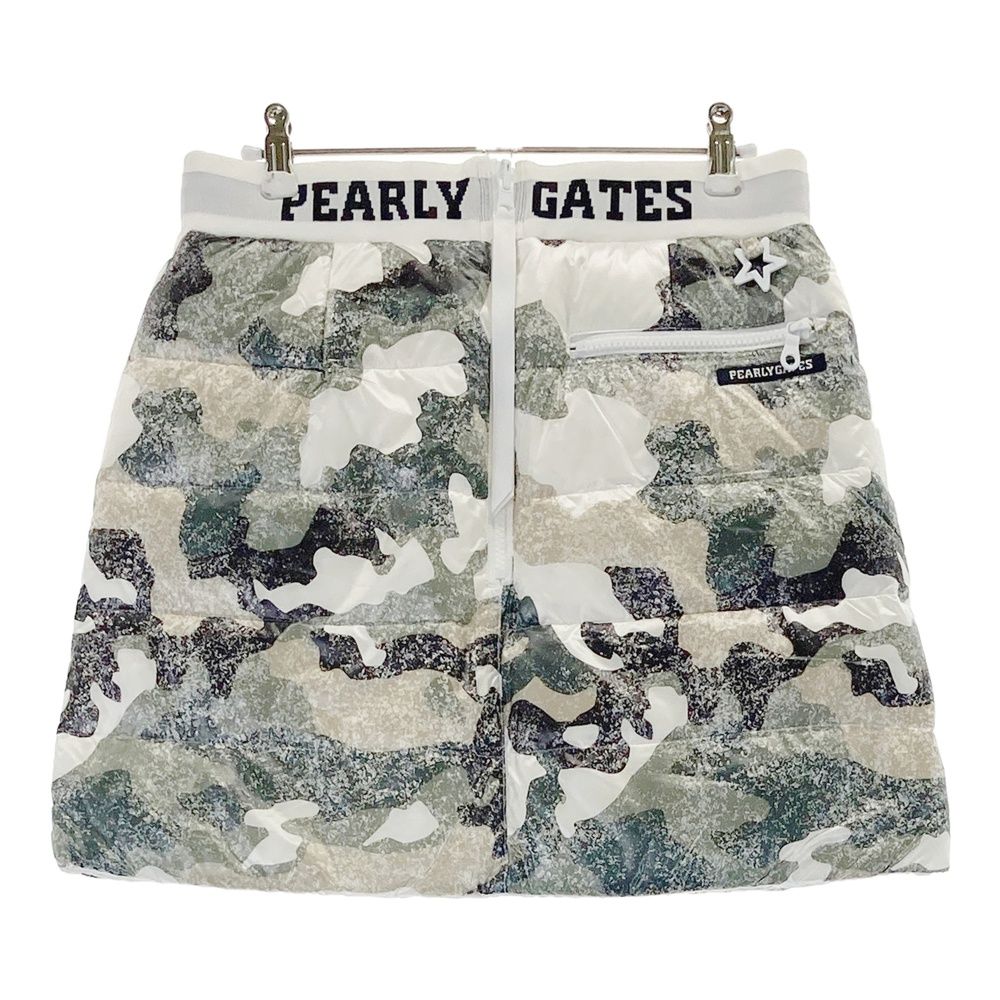 ゴルフ PEARLY GATES 迷彩柄ダウンスカート