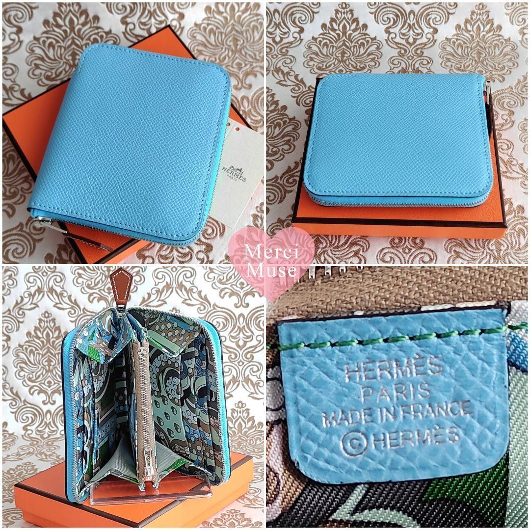  アザップコンパクト シルクイン セレステ エルメス B刻印 MerciMuse メルシーミューズ その他 折り財布