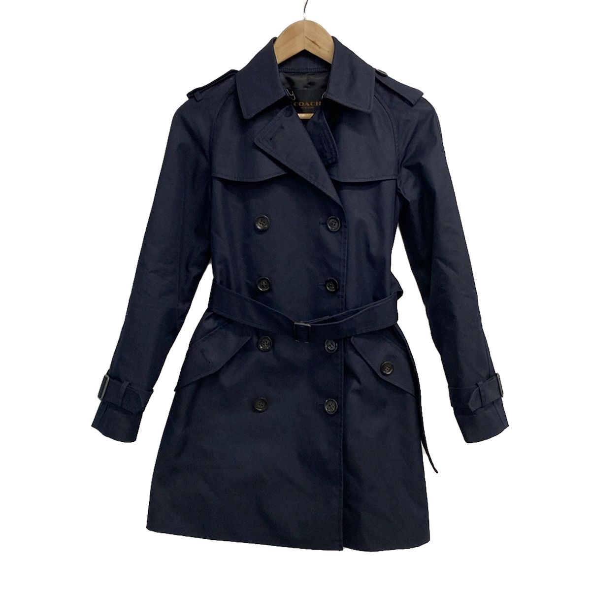COACH(コーチ) トレンチコート サイズXXS XS レディース - ダーク