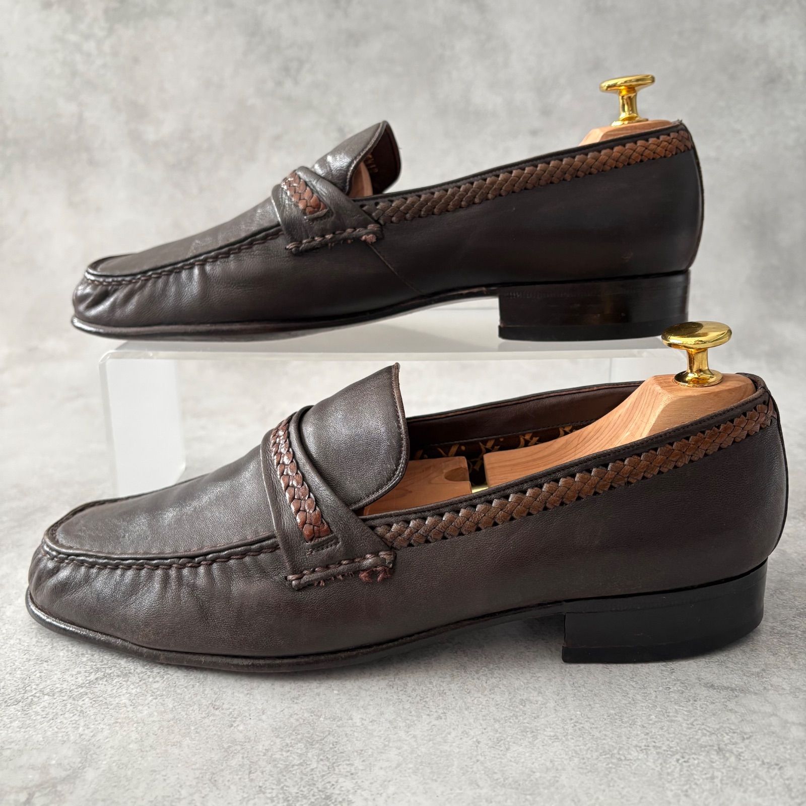 Christian Dior 革靴 ローファー vintage モード系 Christian Dior 革靴 ローファー vintage モード系