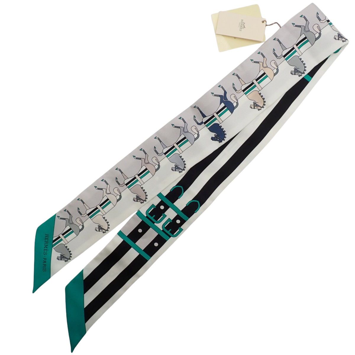 HERMES(エルメス) Rocabar ロカバール ツイリー グリぺール ホワイト白