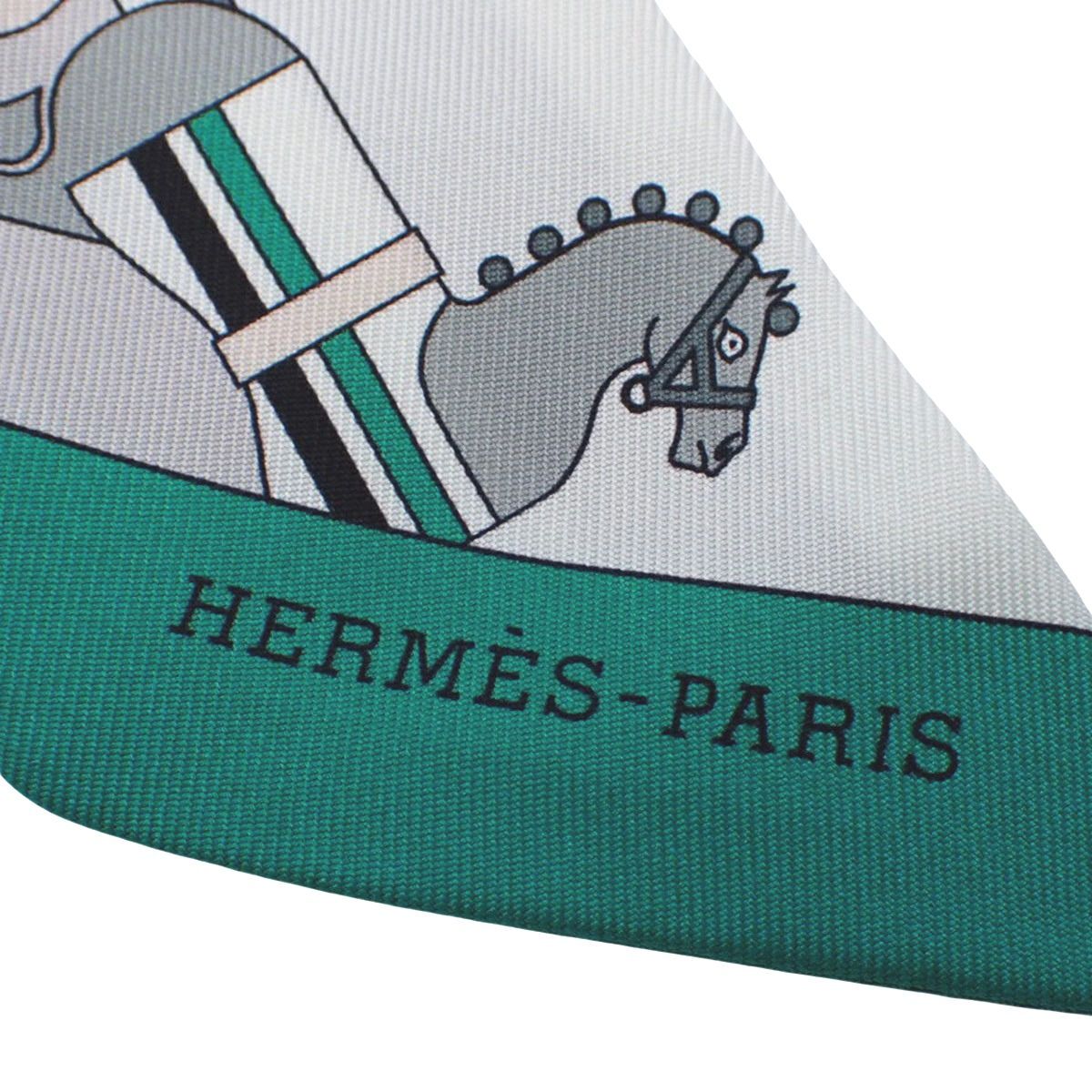 HERMES(エルメス) Rocabar ロカバール ツイリー グリぺール ホワイト白