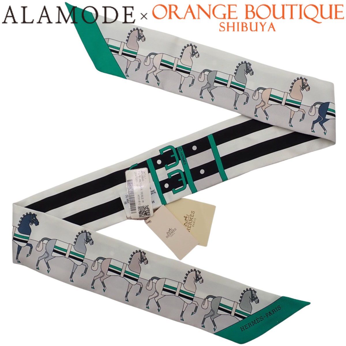 HERMES(エルメス) Rocabar ロカバール ツイリー グリぺール ホワイト白