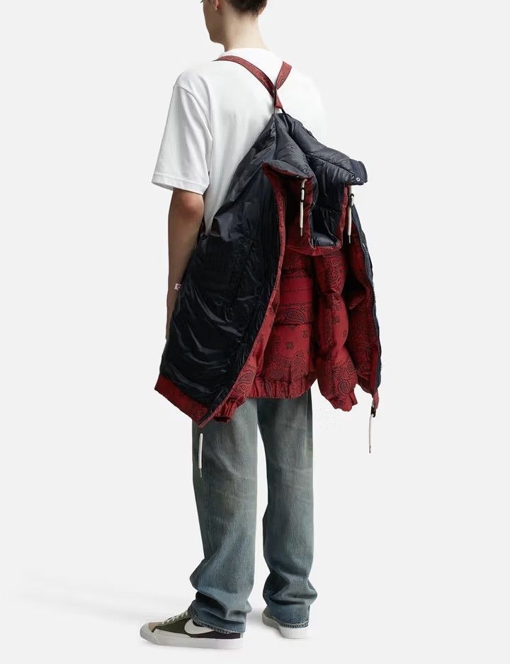 sacai bandama Padded Blouson バンダナ 中綿 パデッドジャケット red
