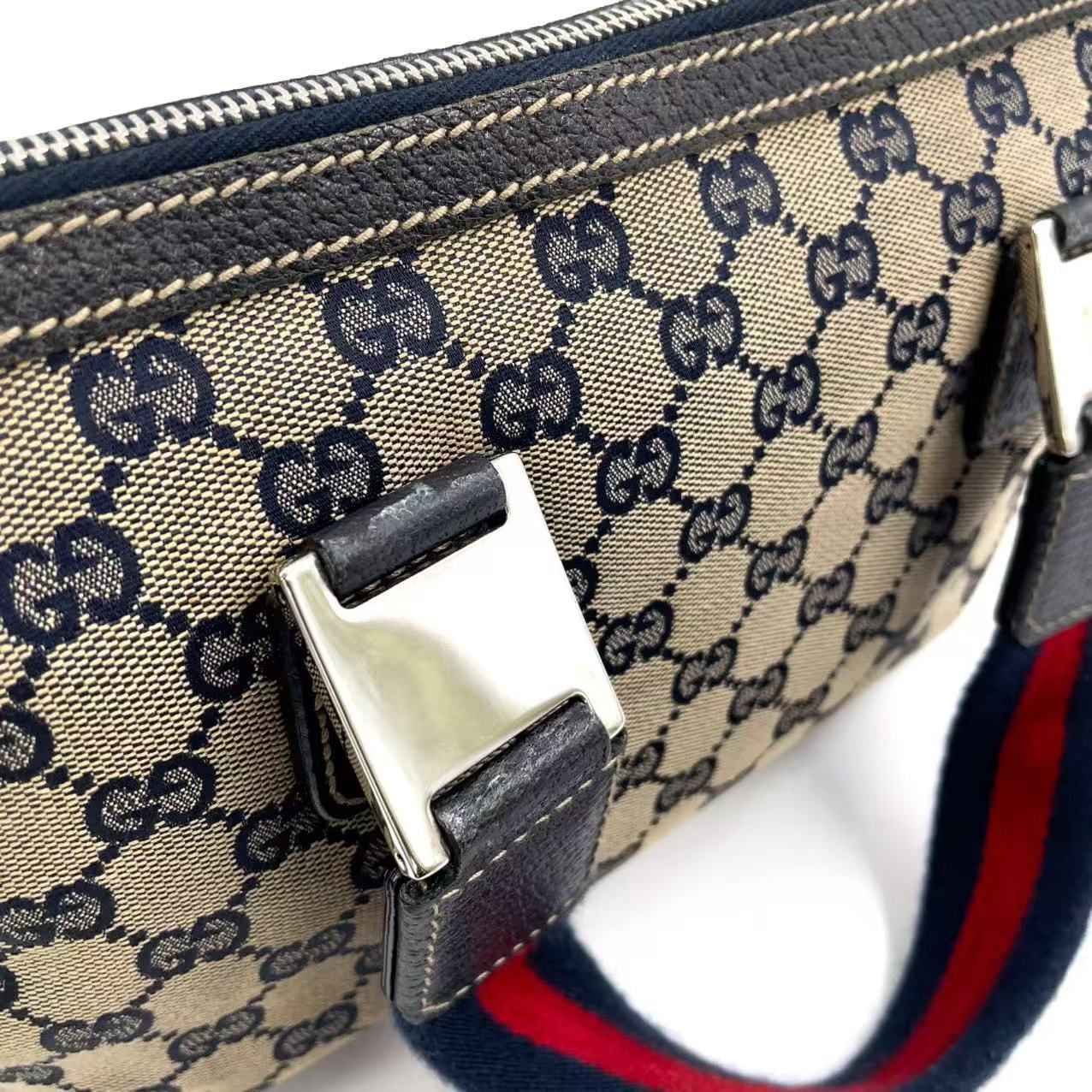 GUCCI シェリーライン GGキャンバス レザー×キャンバス マルチカラー