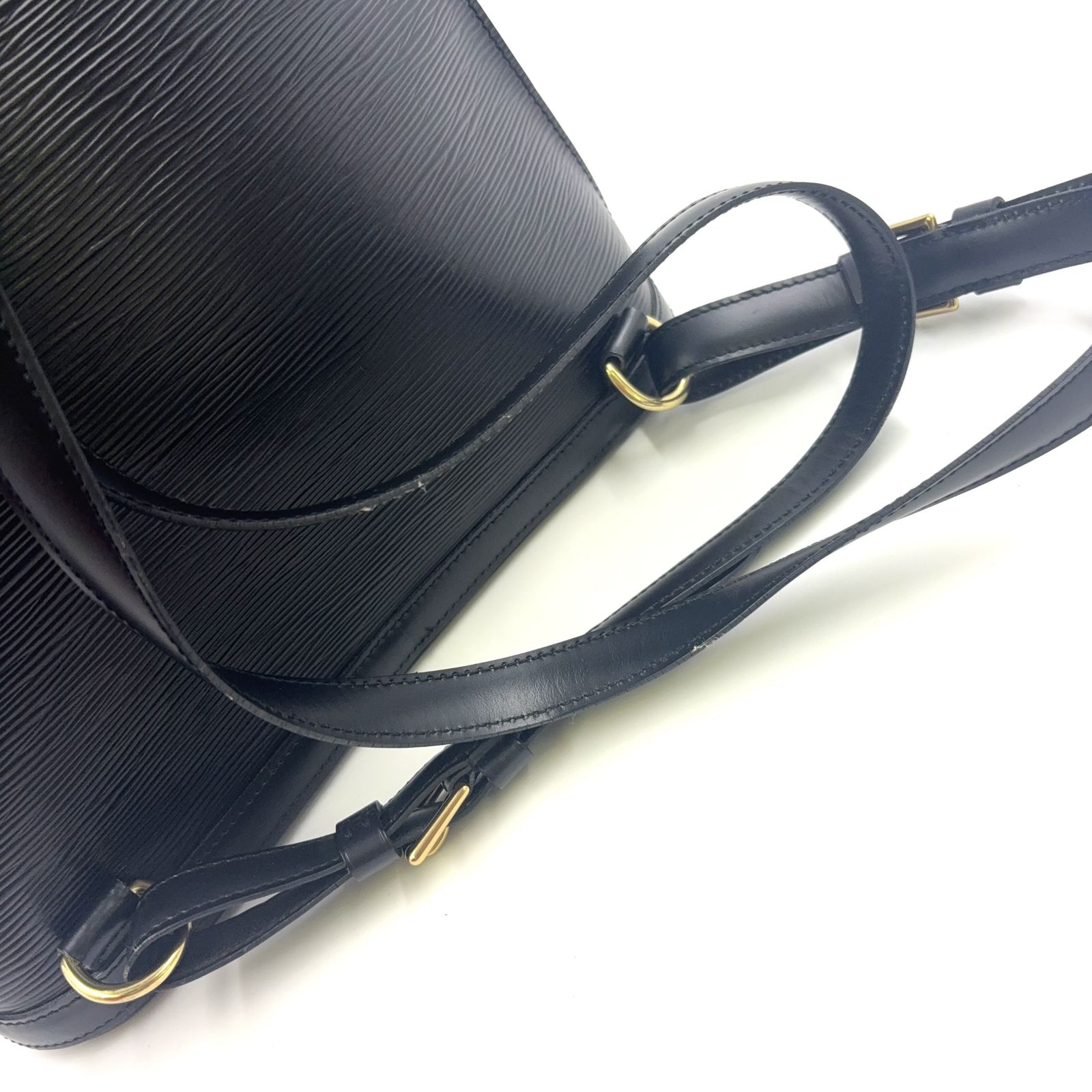 LOUIS VUITTON ゴブラン エピ エピ ノワール レザー ブラック バック