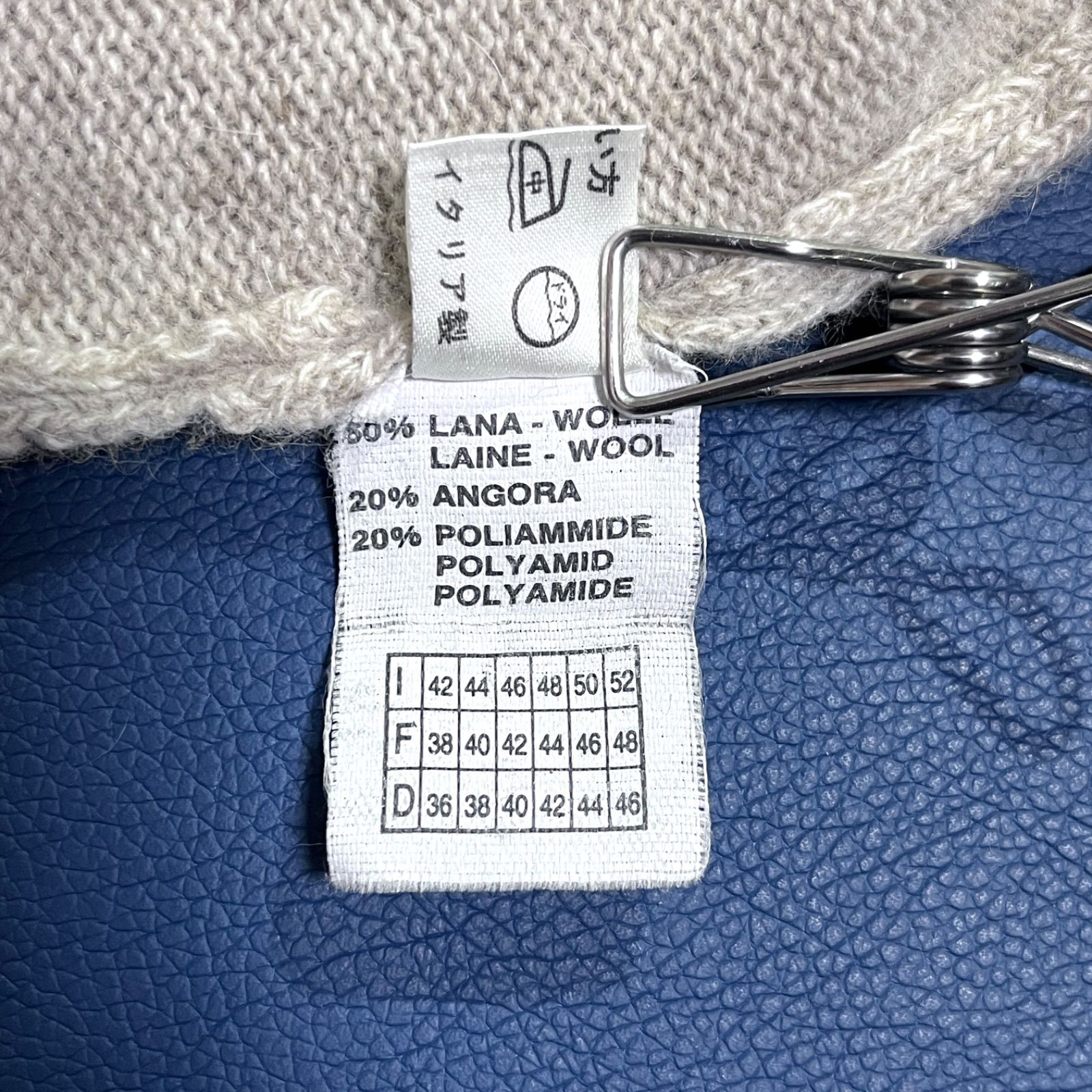 ck73 HERNO アンゴラ ウール　Vネック カーディガン　ノーカラー 長袖　大きい　ボタン　毛　イタリア製　made in italy ヘルノ ck73 HERNO アンゴラ ウール Vネック カーディガン ノーカラー 長袖